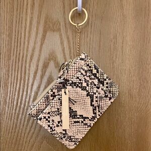 Snake Print Keychain Wallet